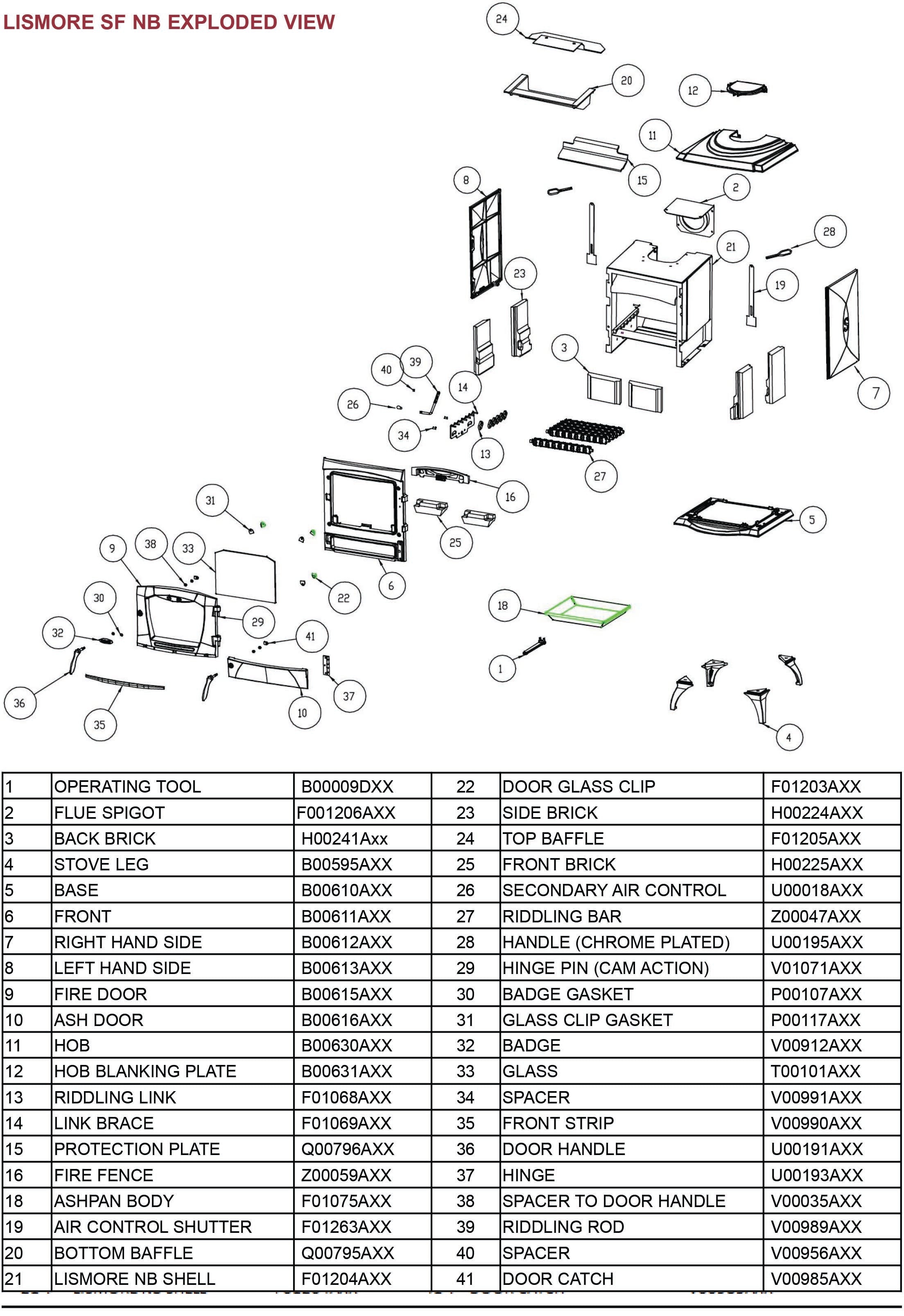 Ashpan for Stanley Lismore Non Boiler and Boiler Stove