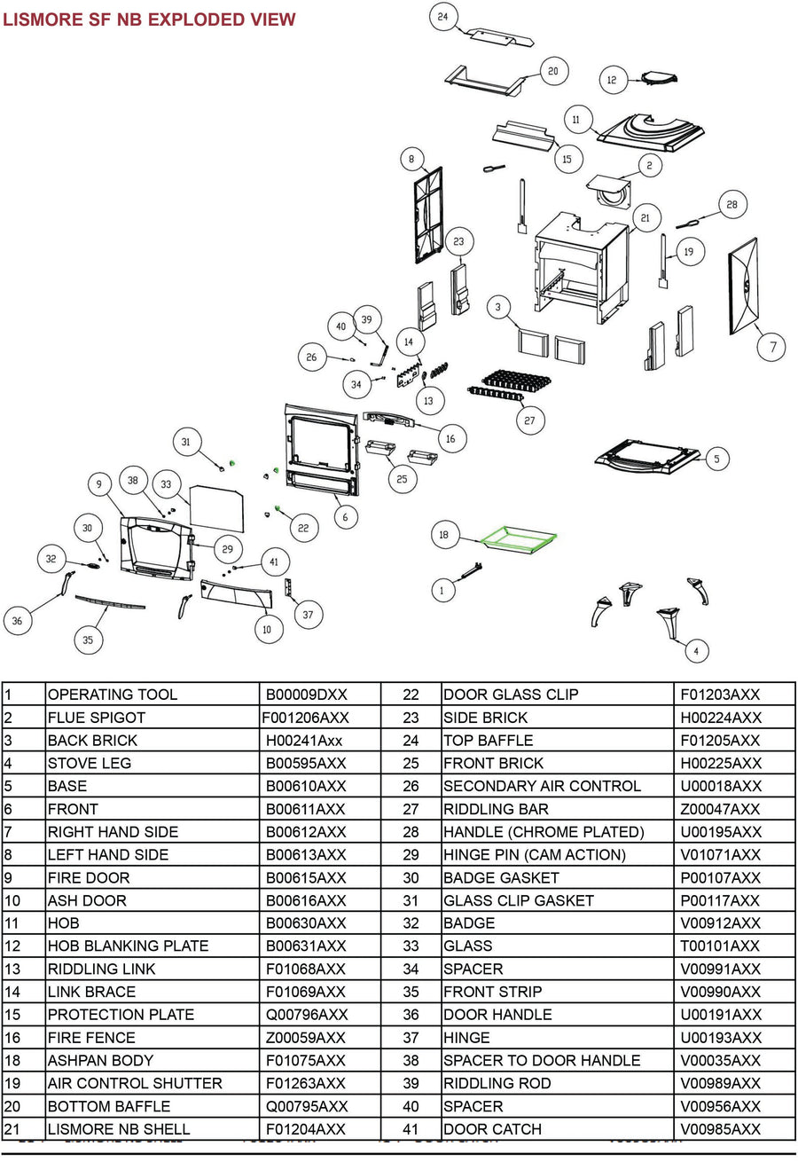 Ashpan for Stanley Lismore Non Boiler and Boiler Stove