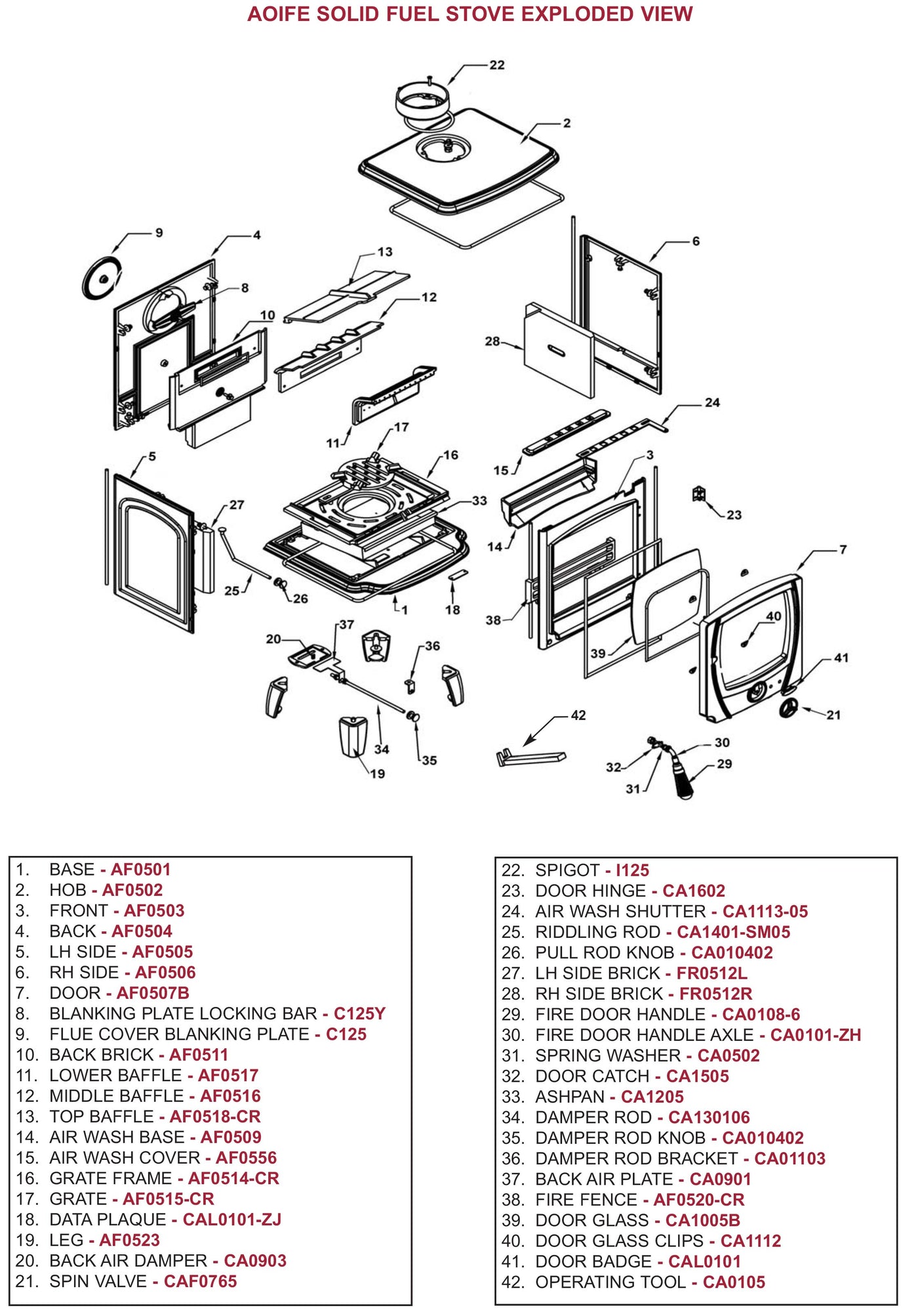 Ashpan Stanley Aoife Stove